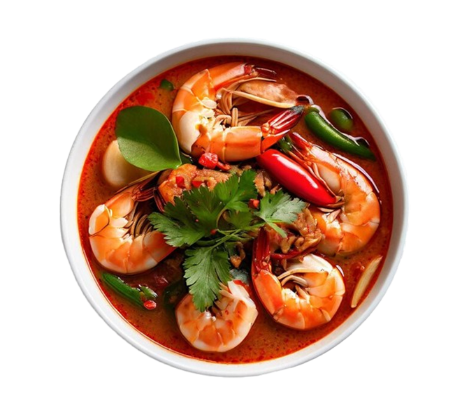 Tom Yum Prawn Soup