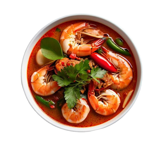 Tom Yum Prawn Soup