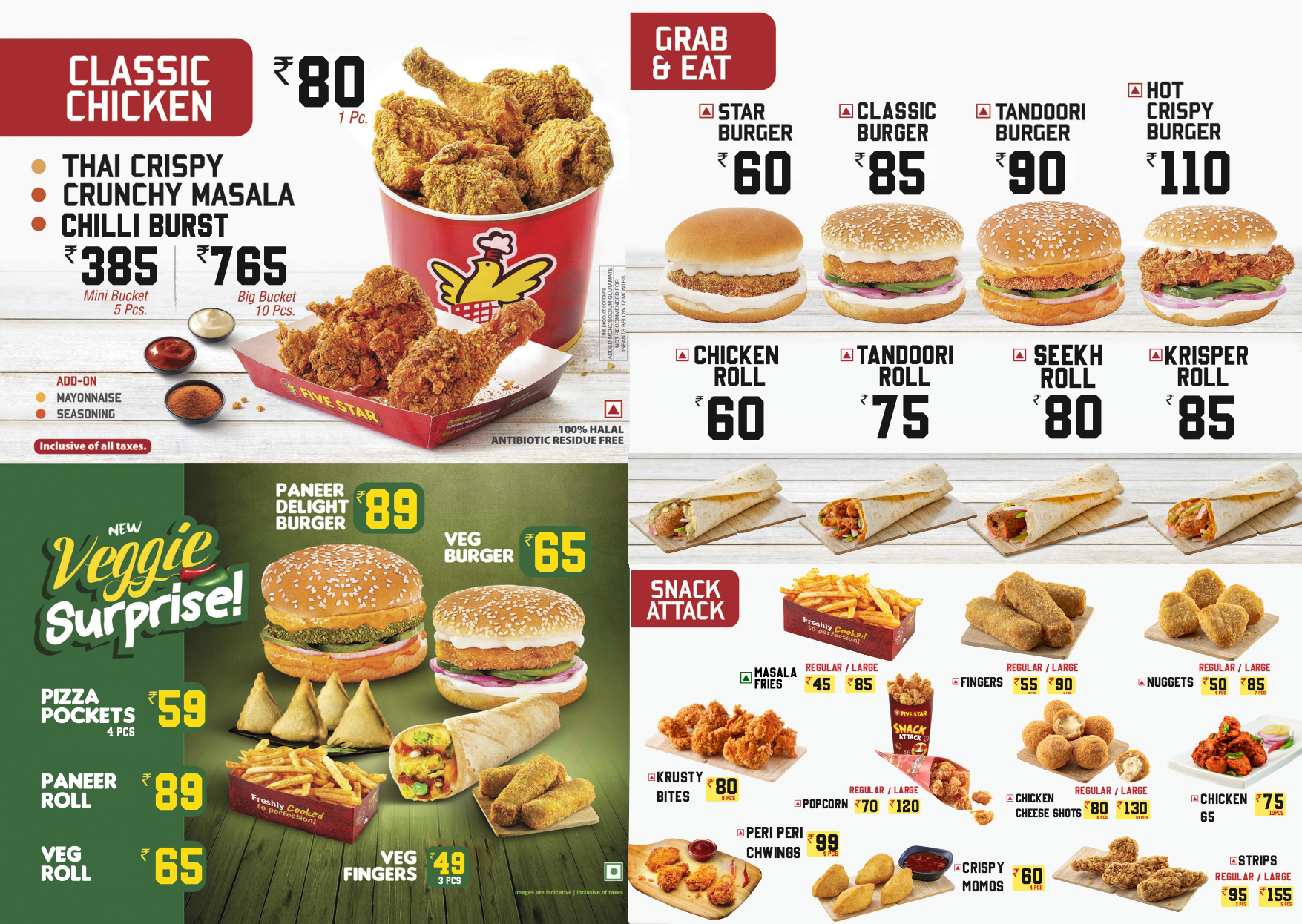 Table Menu Page 1